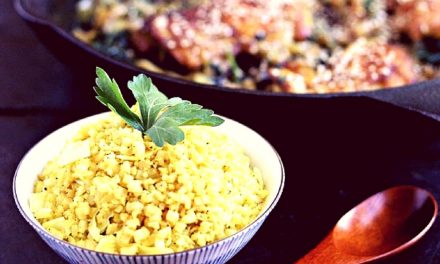 Recipe : Veg Turmeric Cauliflower Rice