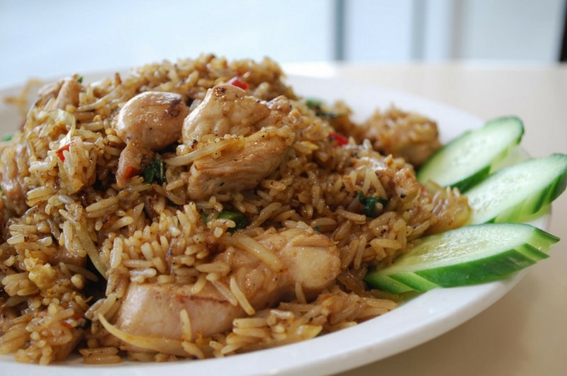 Recipe : Basil Fried Rice with Chicken