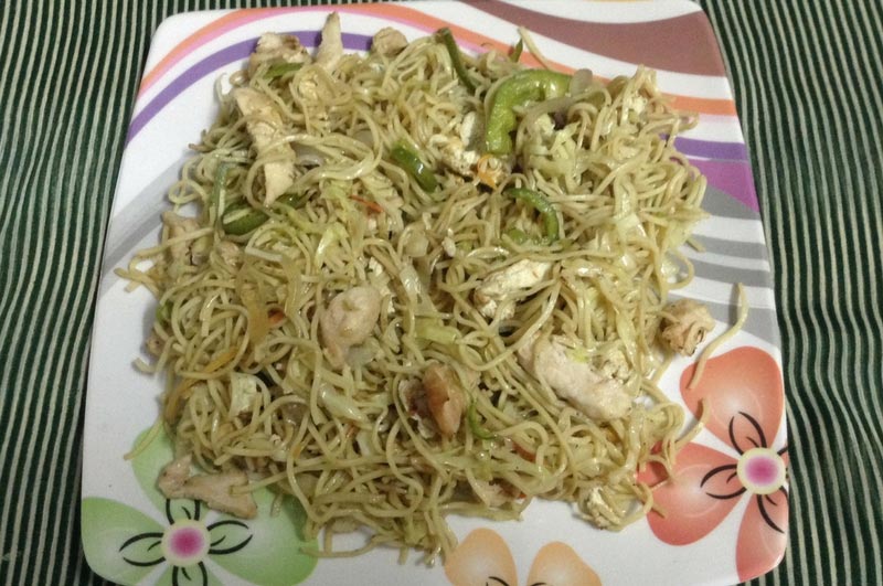 Recipe : Chicken Noodles
