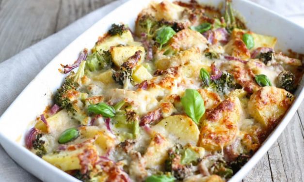Recipe : Cheesy Broccoli and Potato Casserole