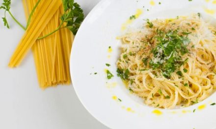 Recipe : Two Cheese Garlic Spaghetti