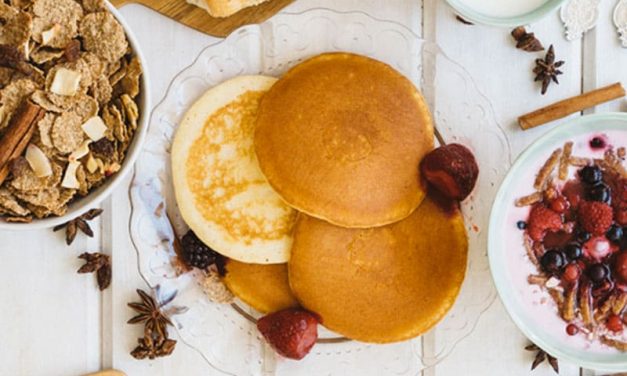 Recipe : Easy Semolina Pancakes with Greek Yogurt and Peanut Butter
