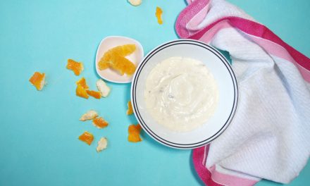 Recipe : Orange Yogurt Dressing with Nuts and Honey